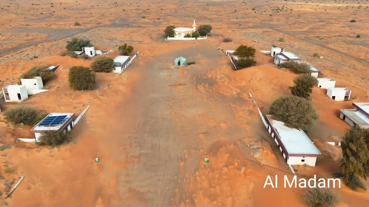 UAE Mleiha Al Madam ghost village red dunes
