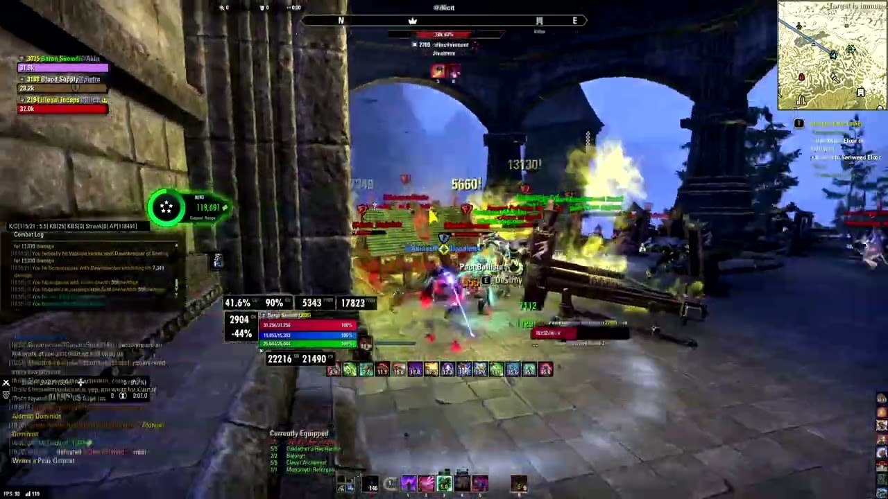 ESO: U48 PvP | Ranged AoE Brawler & some Blood God clips | Builds at end | #pvp #montage #build