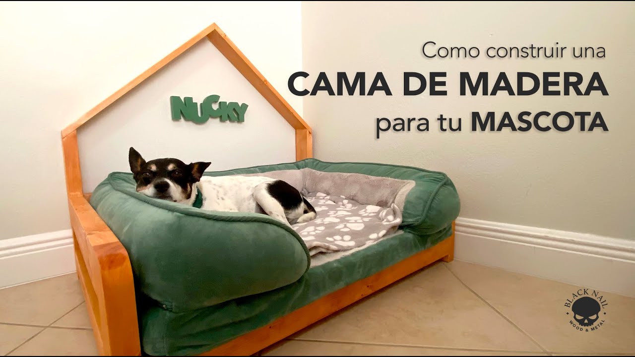 Como construir una cama de madera para tu mascota
