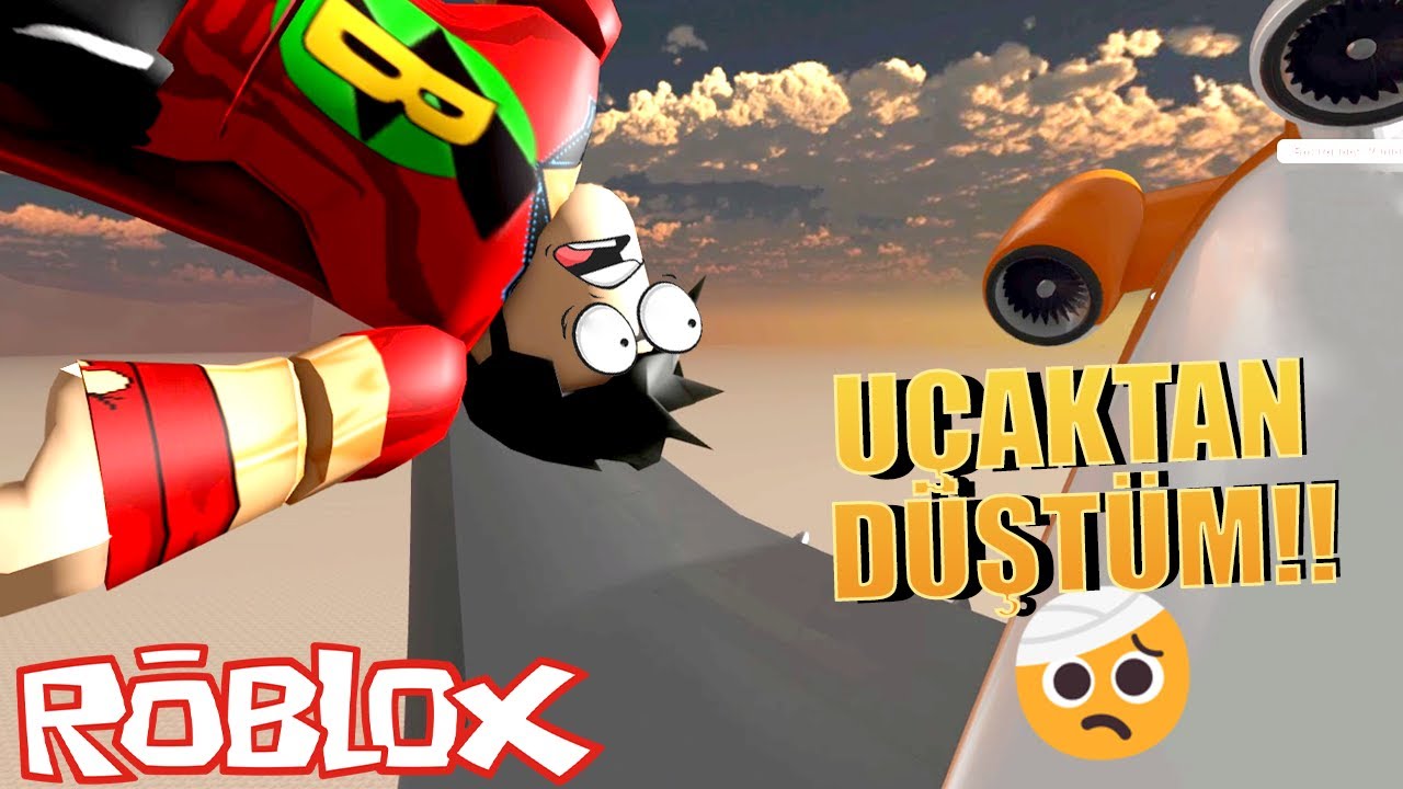 UÇAK KAZA YAPTI 10 BİN METREDEN AŞAĞI DÜŞTÜM!! Roblox Emergency Landing