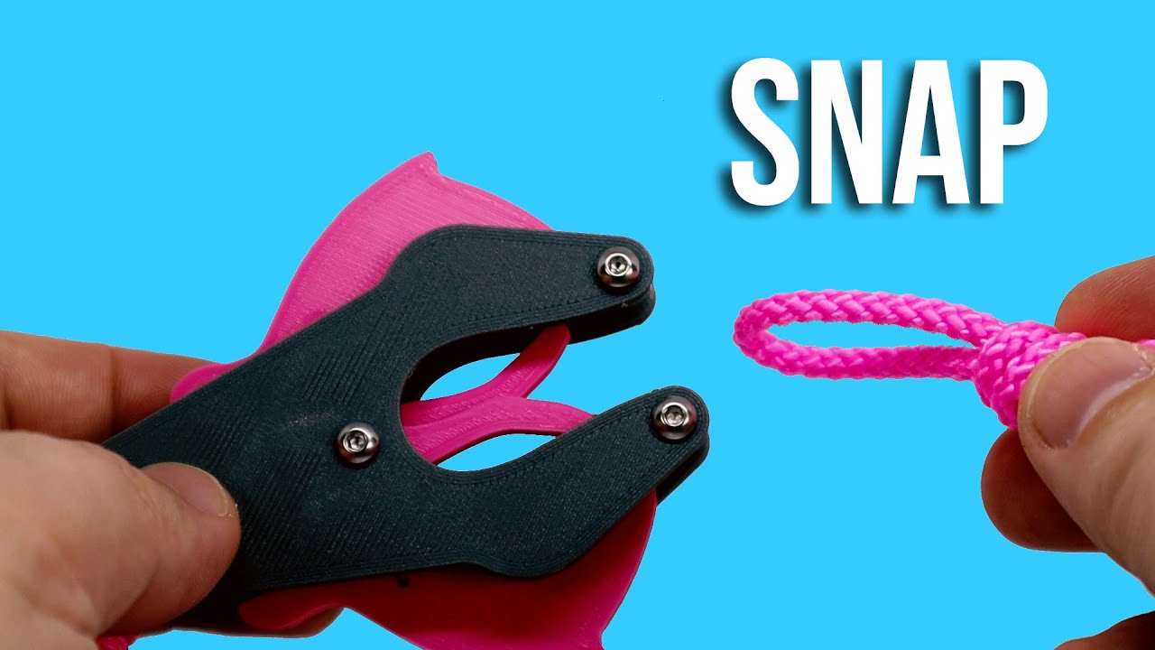 Make Your Own 3D Printed Snap Close Connector