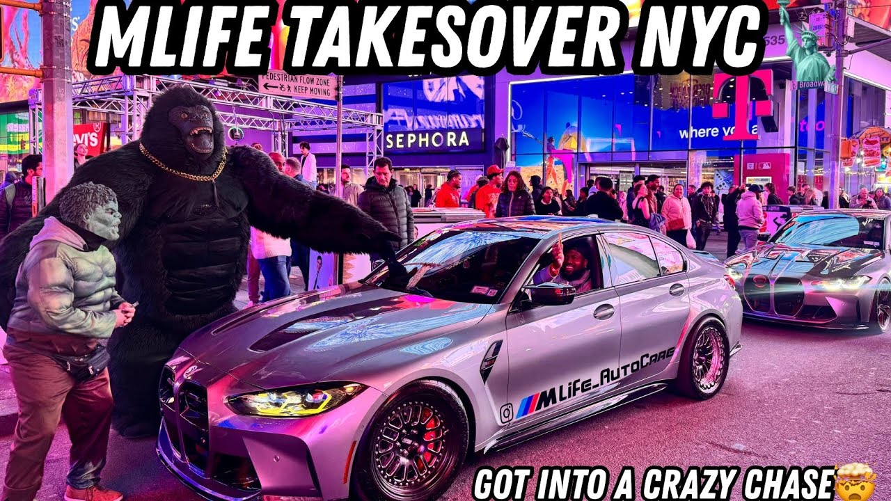 MLIFE TAKESOVER NYC‼️CRAZY CHASE+ POVS🔥