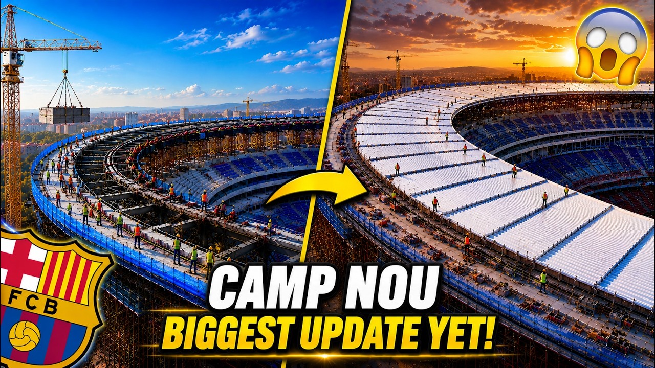 Camp Nou Construction Update June 2026: The Stadium Looks Completely Different Now!