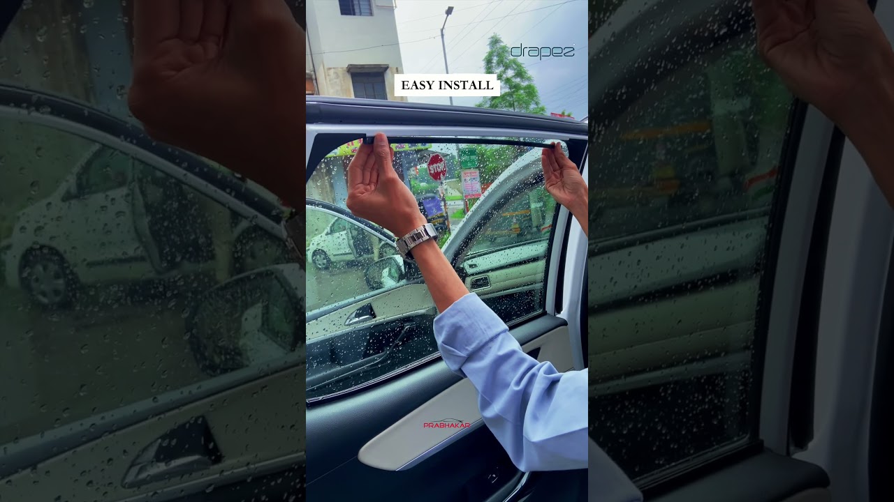 DRAPEZ CAR CURTAIN INSTALLATION GUIDE  #automobile #DRAPEZ #CARCURTAINS #curtains #tata #mahindra