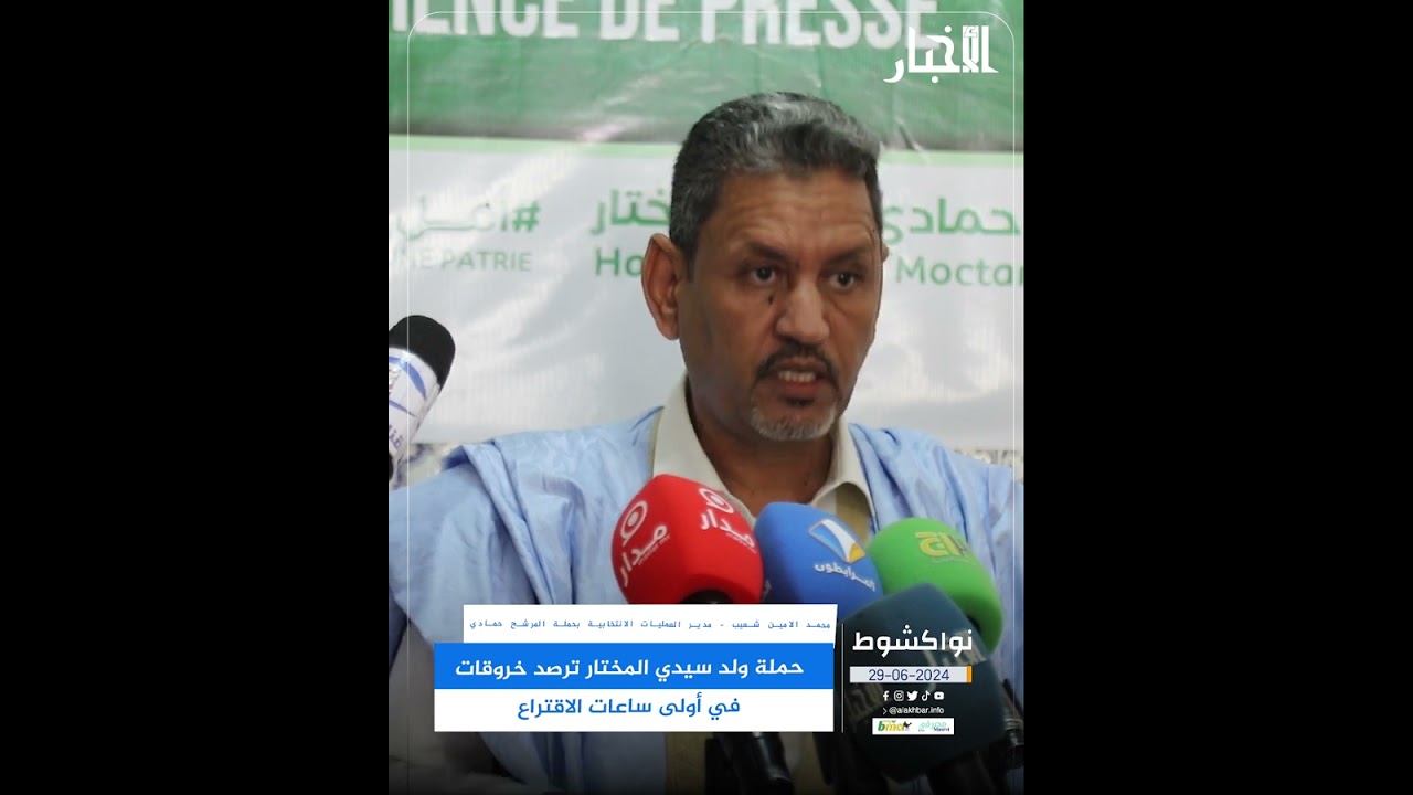 حملة ولد سيدي المختار ترصد خروقات في أولى ساعات الاقتراع