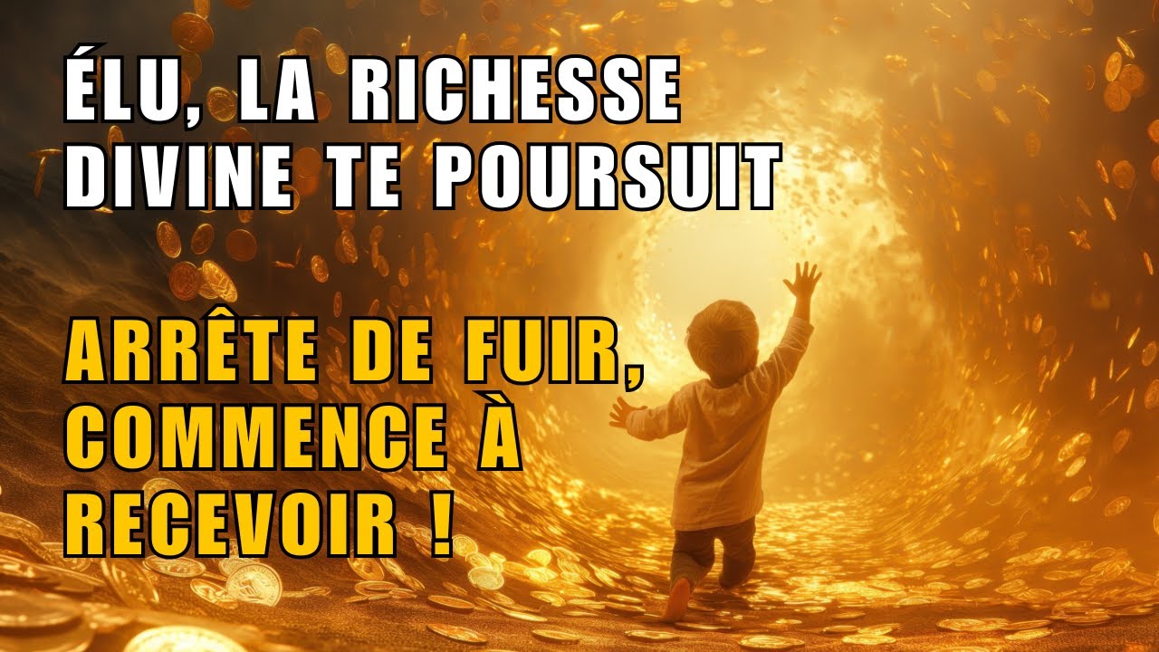 ÉLU, LA RICHESSE DIVINE TE POURSUIT – ARRÊTE DE FUIR, COMMENCE À RECEVOIR !