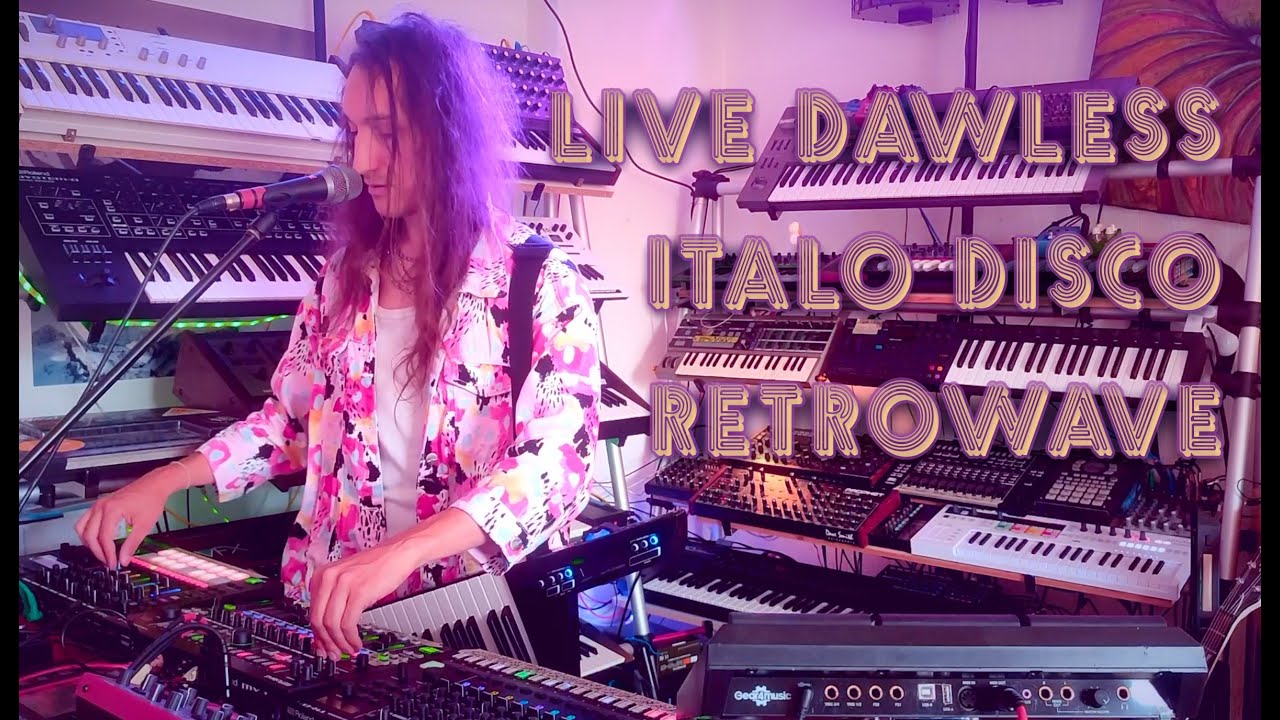 Alright (2023 version) live dawless synthwave / italo disco / synth pop / 80s