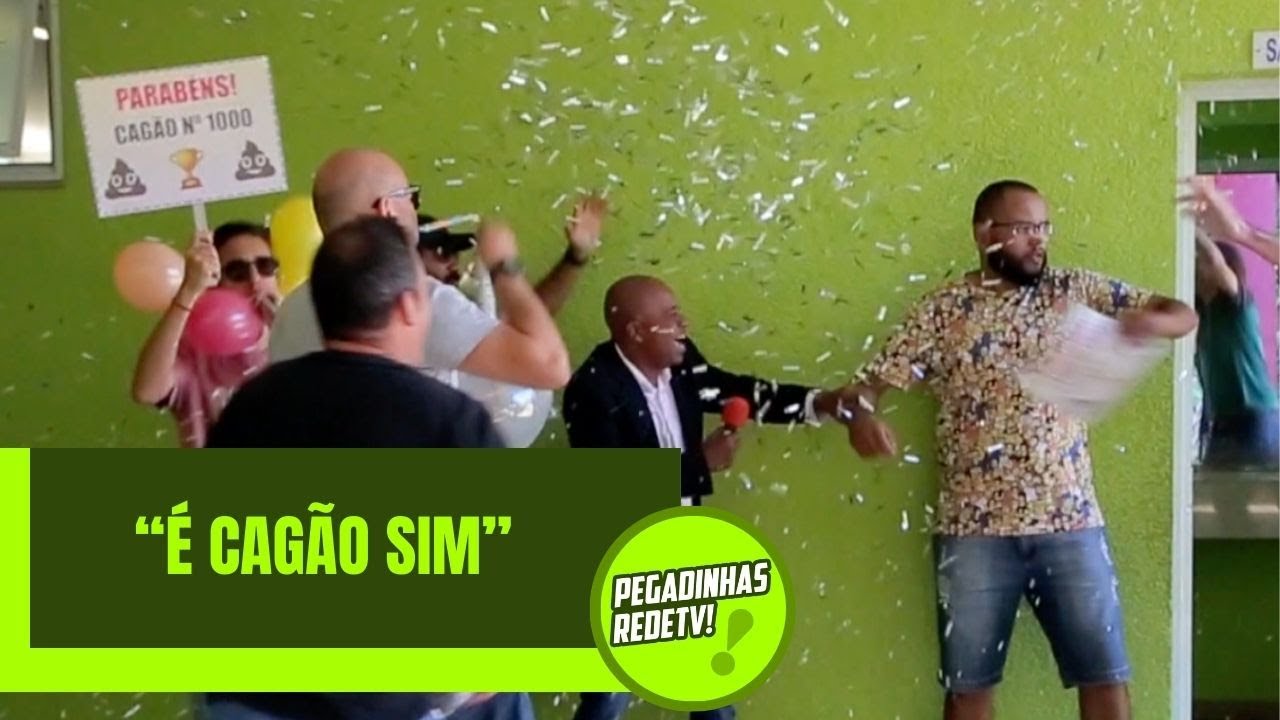TONINHO TORNADO PREMIA O CAG&Atilde;O N&ordm; 1000 | Pegadinhas RedeTV