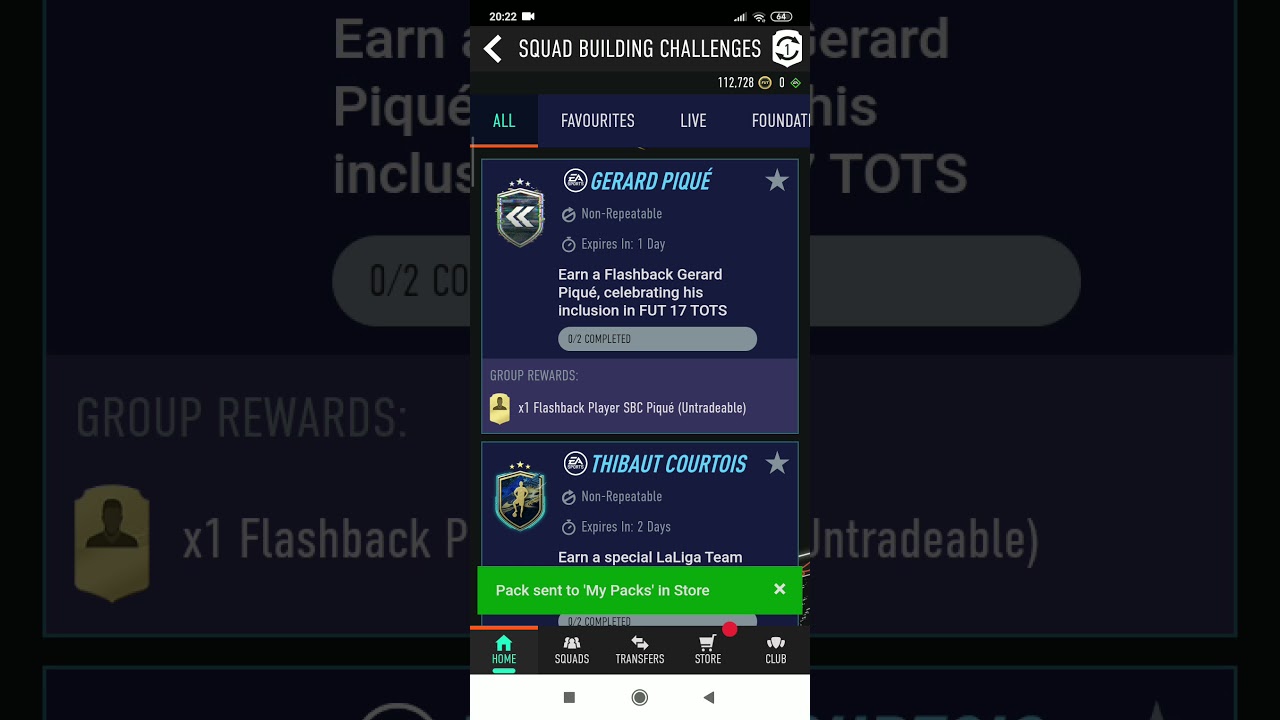Tots guaranteed pack Fifa Companion app