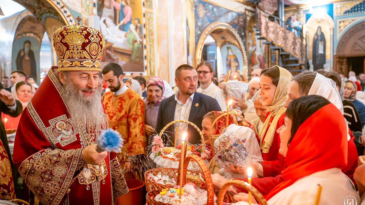 🔴🔥У Пасхальну ніч Предстоятель очолив урочисте богослужіння у Києво-Печерській Лаврі