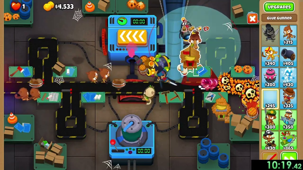 [BTD6] Workshop - Chimps Speedrun in 15:40 (v51.1)