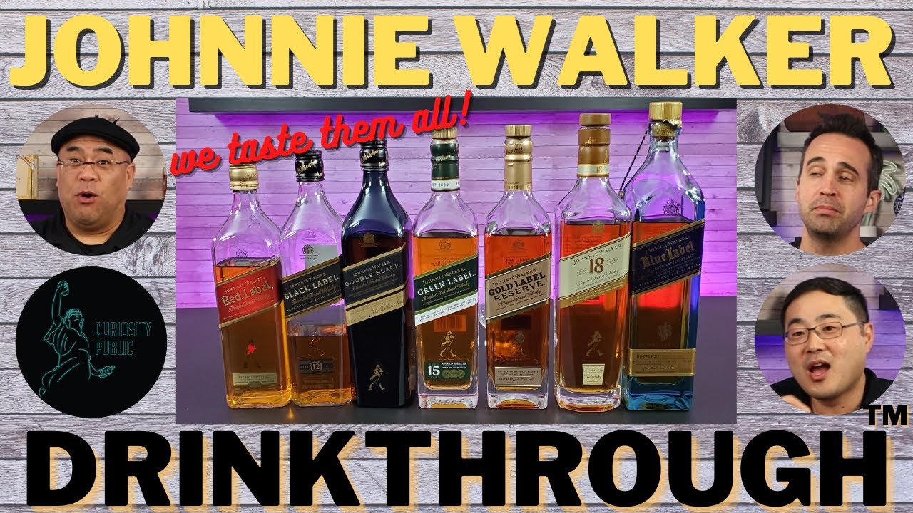 Мы пробуем ВСЕ Johnnie Walker! | Drinkthrough(tm) | Curiosity Public