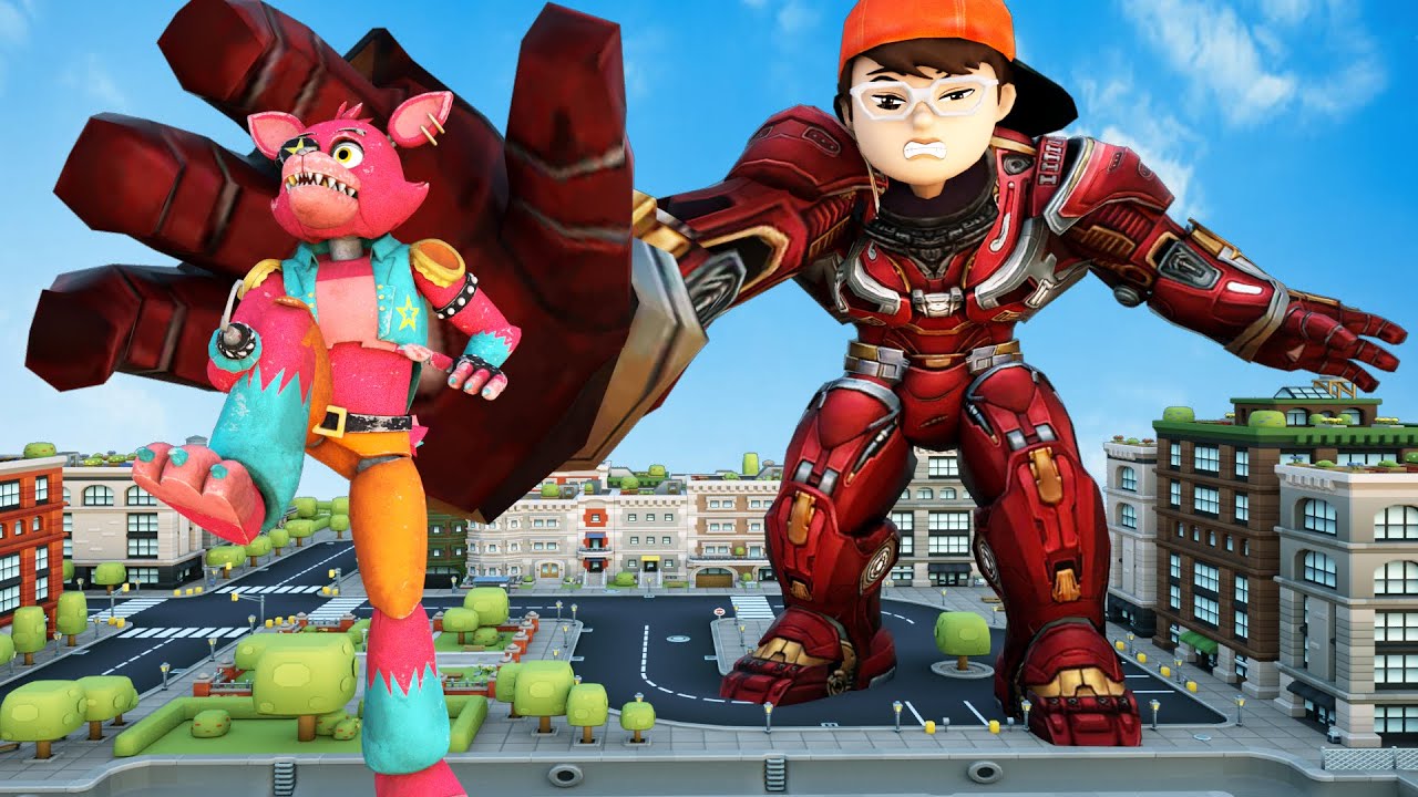 Straszna nauczycielka Fun Animacja 3D - Giant Iron Nick vs Mis