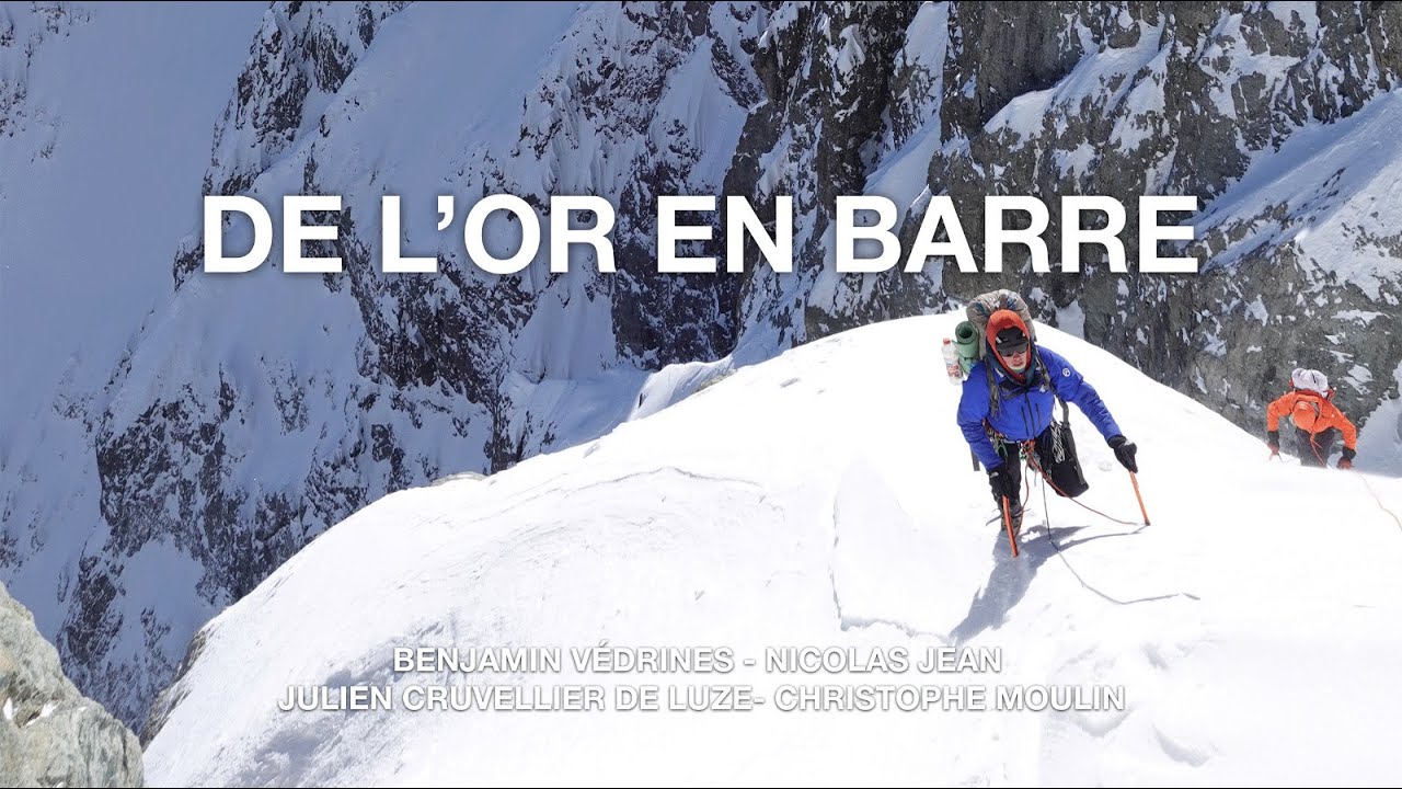 De l'Or en Barre - Nouvelle voie en face Sud de la Barre des Écrins 4102m