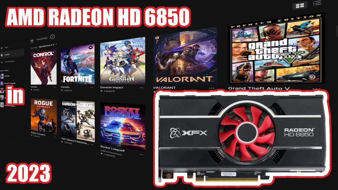 Testing the older AMD Radeon HD 6850 in popular games (2023)