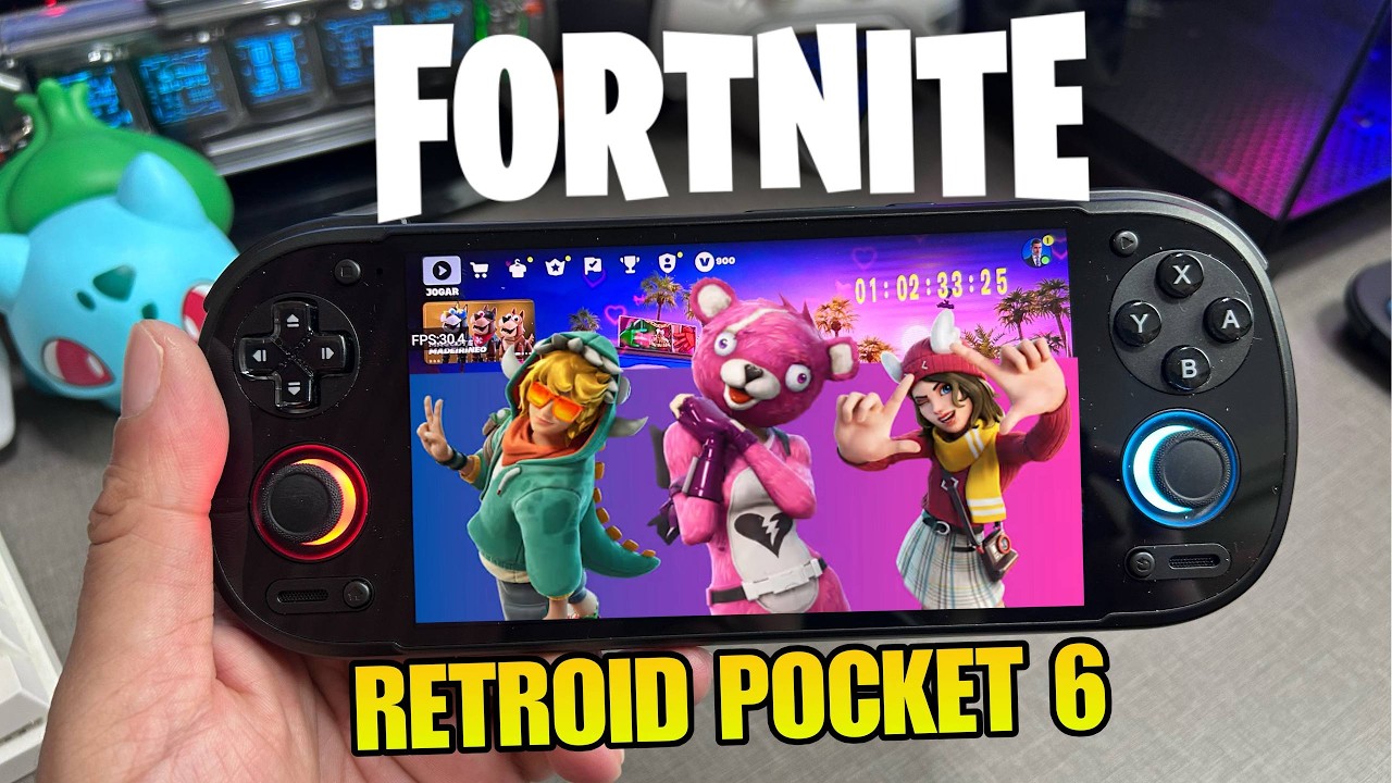 FORTNITE RODANDO LISO NO RETROID POCKET 6