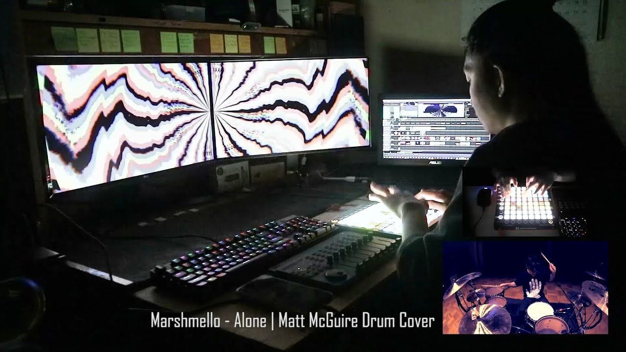 VISUAL PERFORM FOR MATT MCGUIRE | MARSHMELLO - ALONE #5 TRIL21 - RESOLUME 6