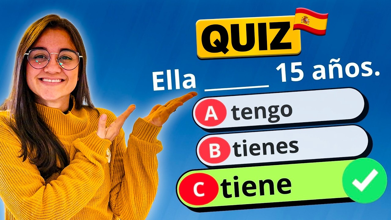 TEST de NIVEAU : Quel est ton NIVEAU d'ESPAGNOL ? (QUIZ)
