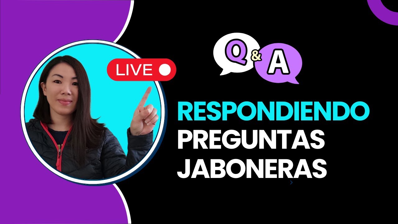 Charlemos un rato en vivo sobre JABONES ARTESANALES SAPONIFICADOS EN FRÍO