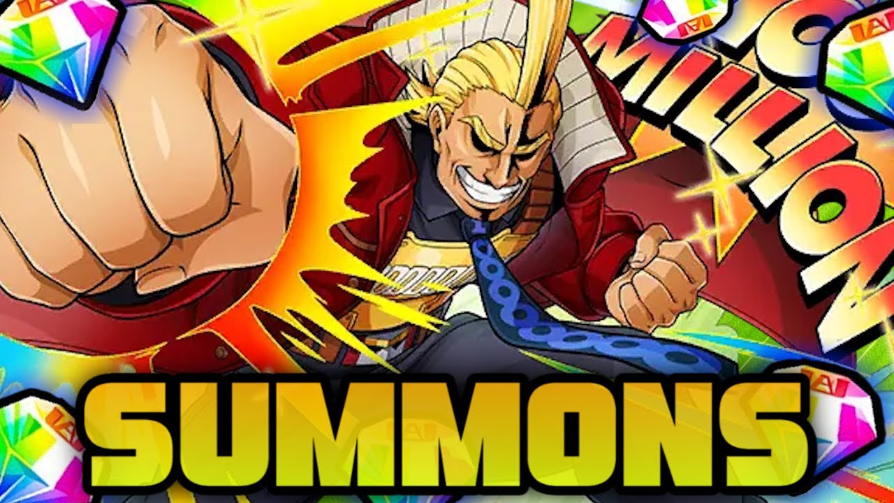*I BROKE THE GAME* BUSTED ALLMIGHT SUMMONS! | My Hero Ultra Impact