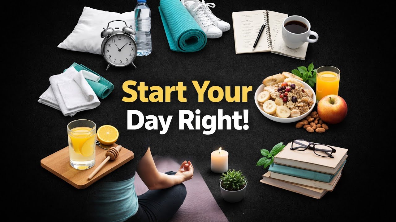 Best Morning Routine in Simple English | Daily Healthy Habits for Success