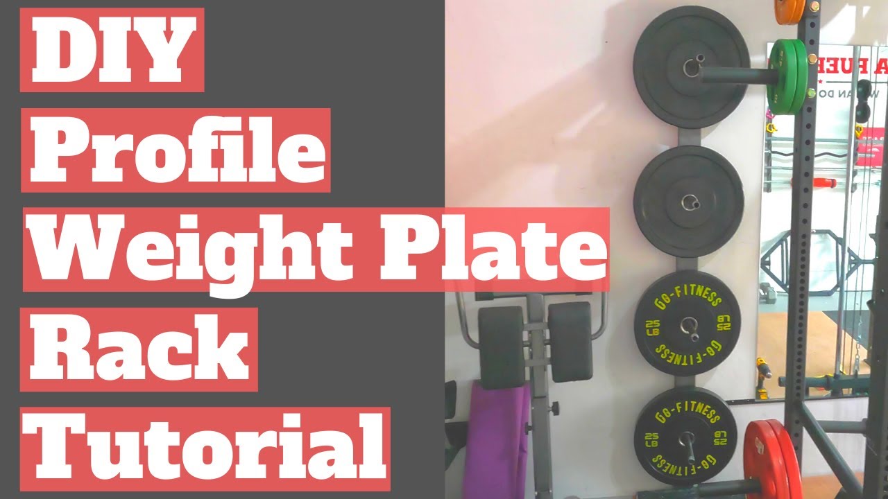 DIY Profile Weight Plate Rack Tutorial