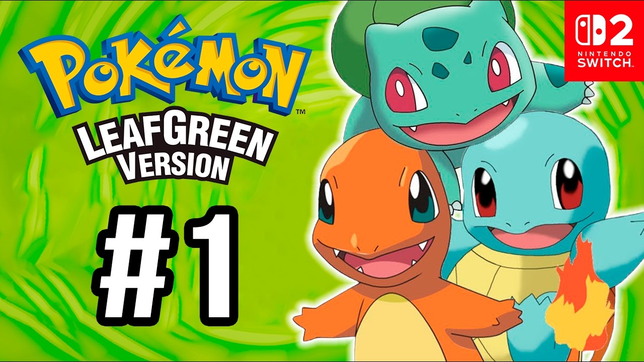 POKÉMON LEAFGREEN [SWITCH 2] #1 - GAMEPLAY DO INÍCIO