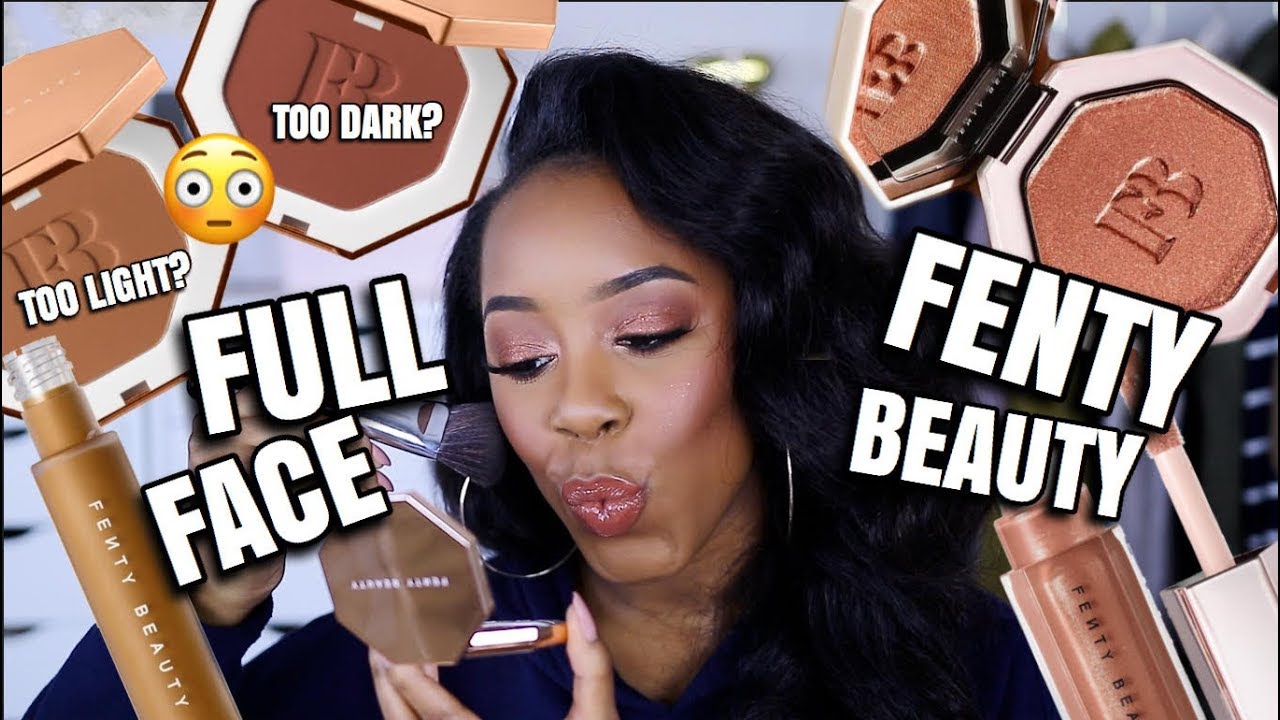 FENTY HAS BRONZERS?! | FULL FACE FENTY BEAUTY ft. SUN STALK'R BRONZER + PENNY4UTHOTS | Andrea Renee