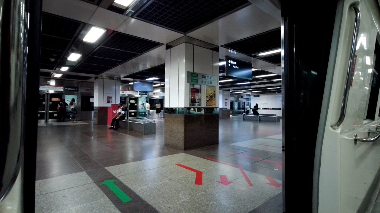 Singapore MRT ride from Bugis to Dover train station (1 of 2)