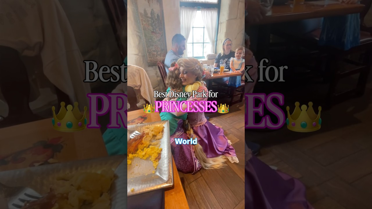 👑 As a mom of 2 little girls - trust me when I say EPCOT is THE park to have the most princess fun!