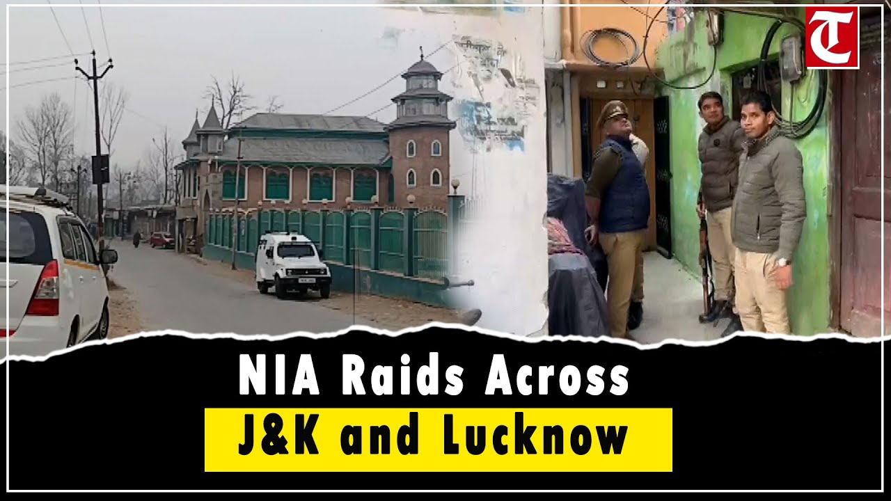 NIA Raids in J&K and Lucknow Linked to Delhi Terror Blast Case