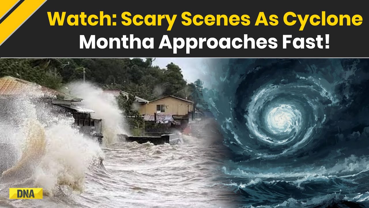 Cyclone Montha: Red Alert In Andhra, Odisha, Trains, Flights Cancelled, Cyclone Montha Landfall Soon
