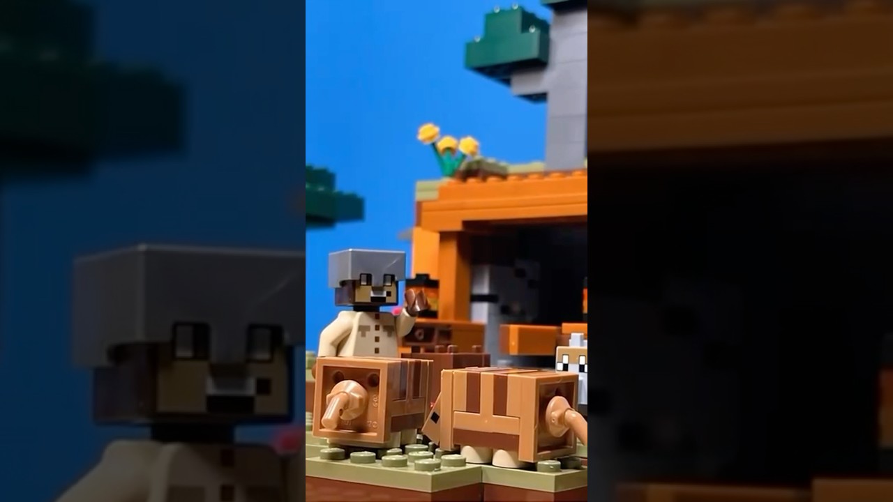 Cave spider go brrrr | Clip from &ldquo;The Armadillo Mine Expedition&rdquo; LEGO Minecraft Stop Motion #lego