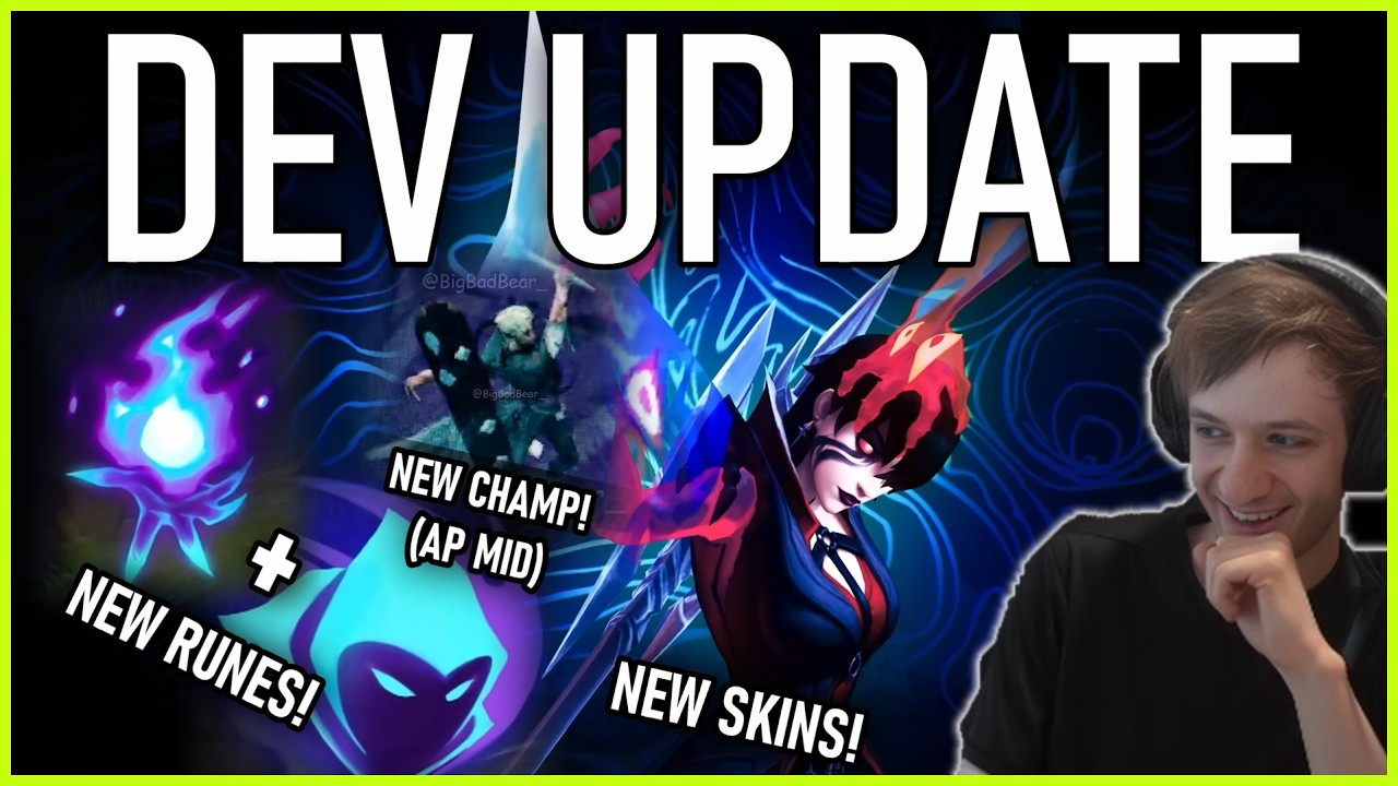 NEW SEASON DEV BLOG REACTION! NEW AP ASSASSIN CHAMP & NEW/OLD RUNES!