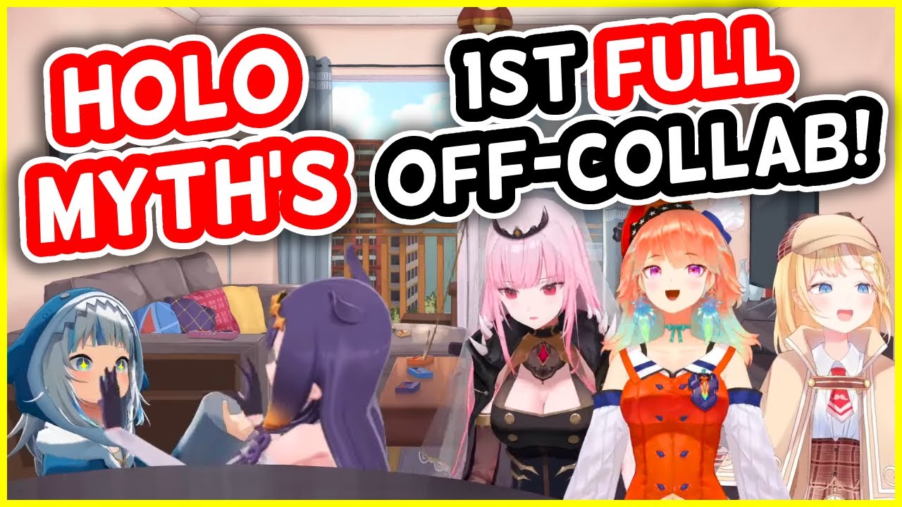 The BEST Moments From HoloMyth's 1st FULL Off-Collab! | HololiveEN Clips