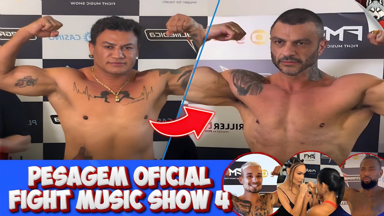 PESAGEM OFICIAL FIGHT MUSIC SHOW 4 - POPÓ x BAMBAM