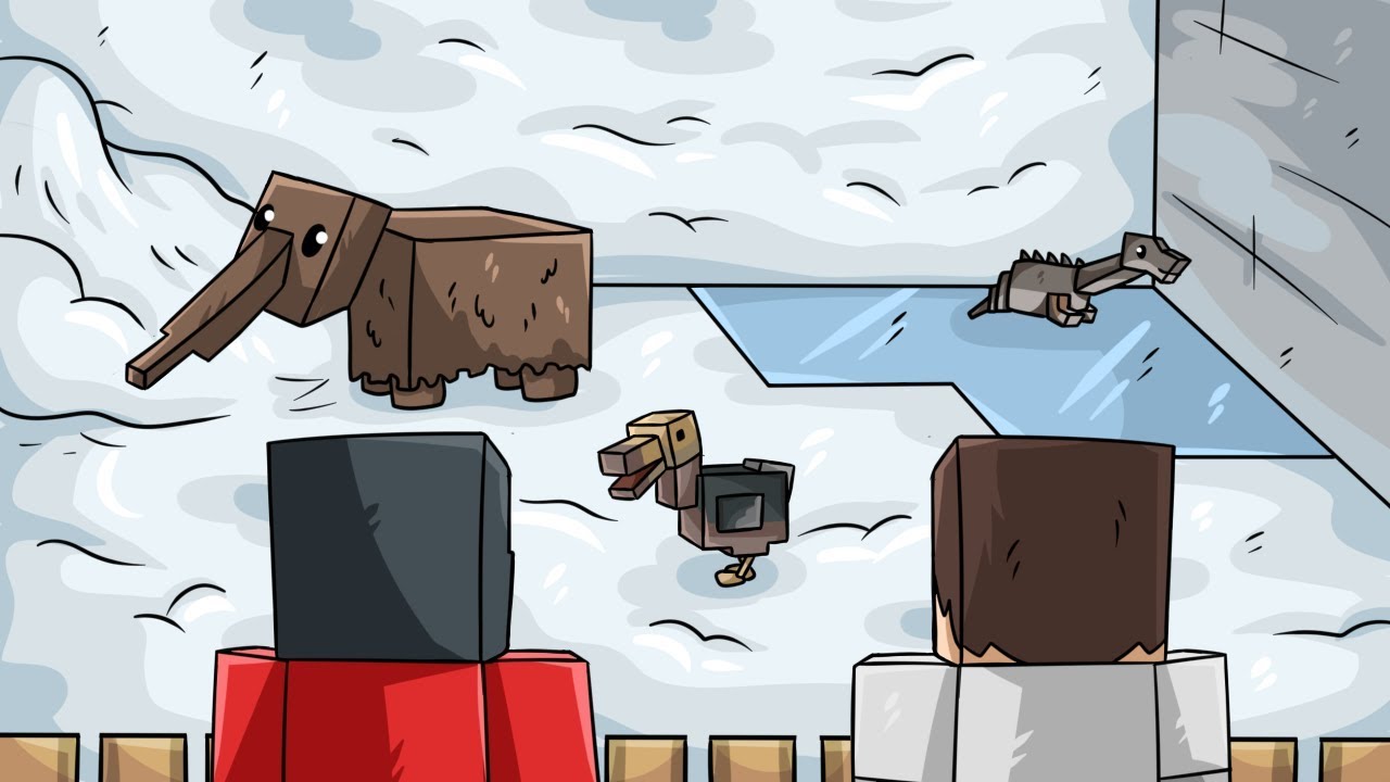 ZIMNÍ DINOSAUŘI A VÝBĚH! (Minecraft Dinosauři #27)