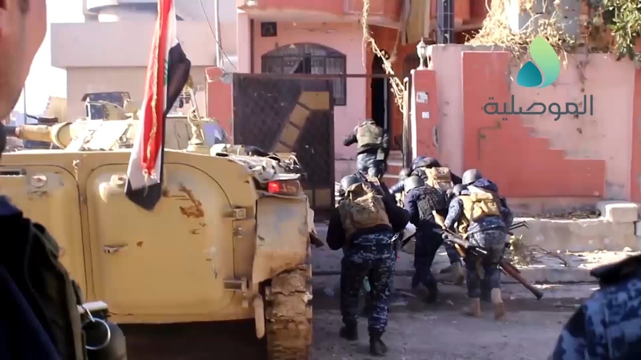الموصلية ترافق قطعات الشرطة الاتحادية خلال معارك تحرير احياء سومر والصحة والسلام