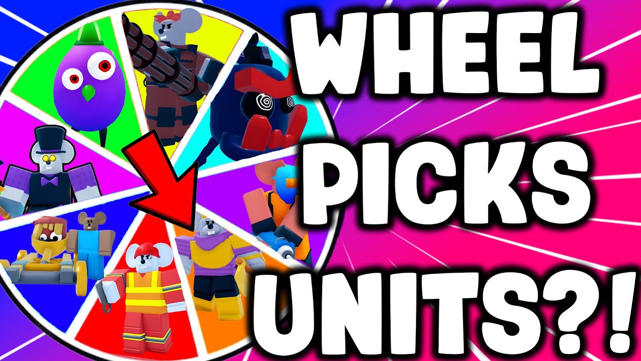 The SPIN WHEEL Picks My UNITS?! (Cheese TD)