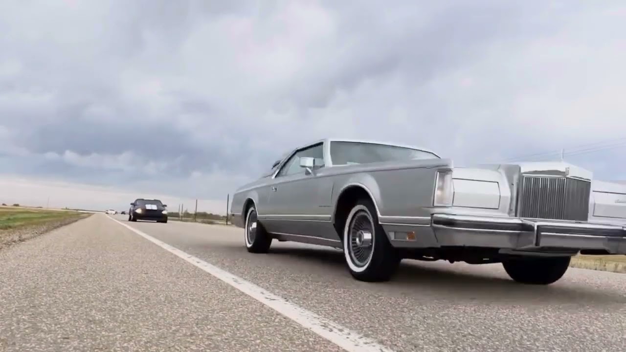 Driving a classic 1977 Lincoln Mark V across Canada. #roadtrip #canada #usa #automobile