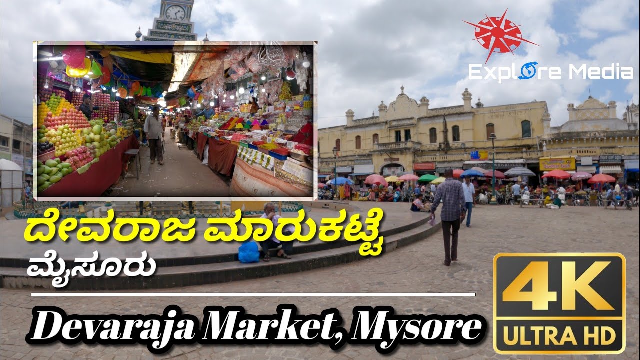 Explore the Magical Devaraja Market in 4K