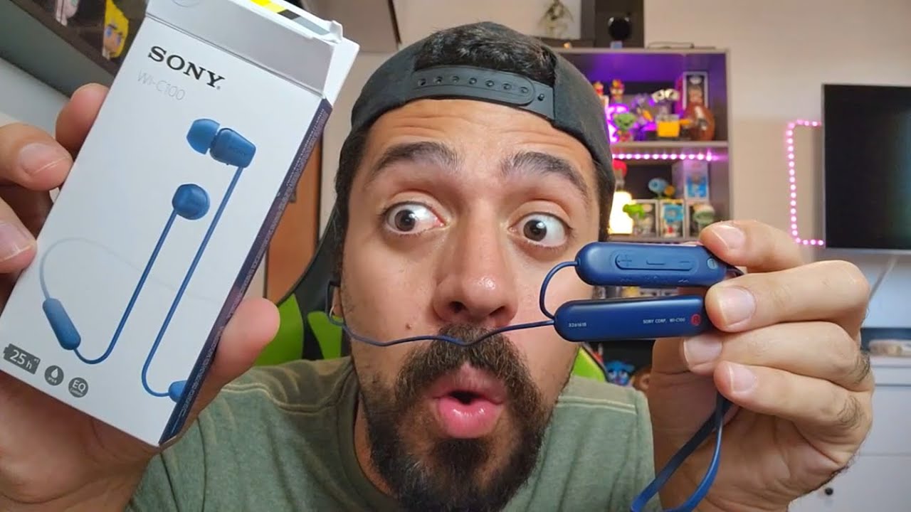REVIEW DO FONE SONY WI-C100 - BLUETOOTH