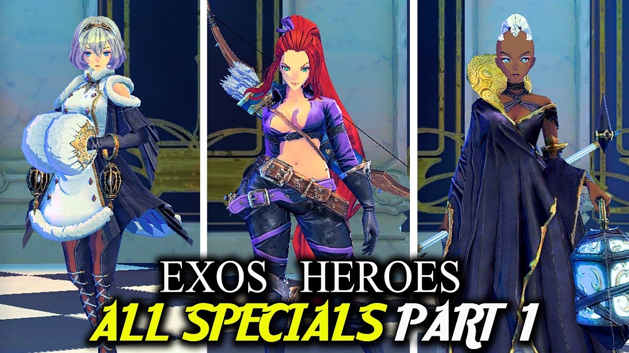 Exos Heroes - All Heroes & Skills Specials Part 1 (Android/IOS)
