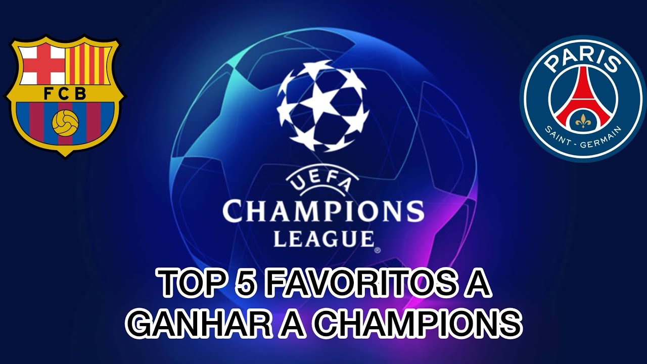 Top 5 favoritos ao título da UEFA Champions League 2025-26