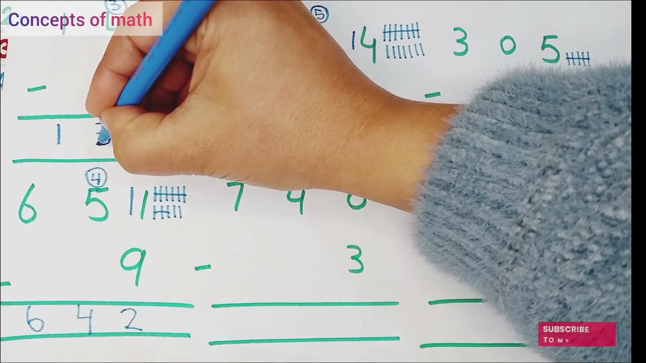 Mathematics substraction question ||@conceptsofmath|| mathematics 