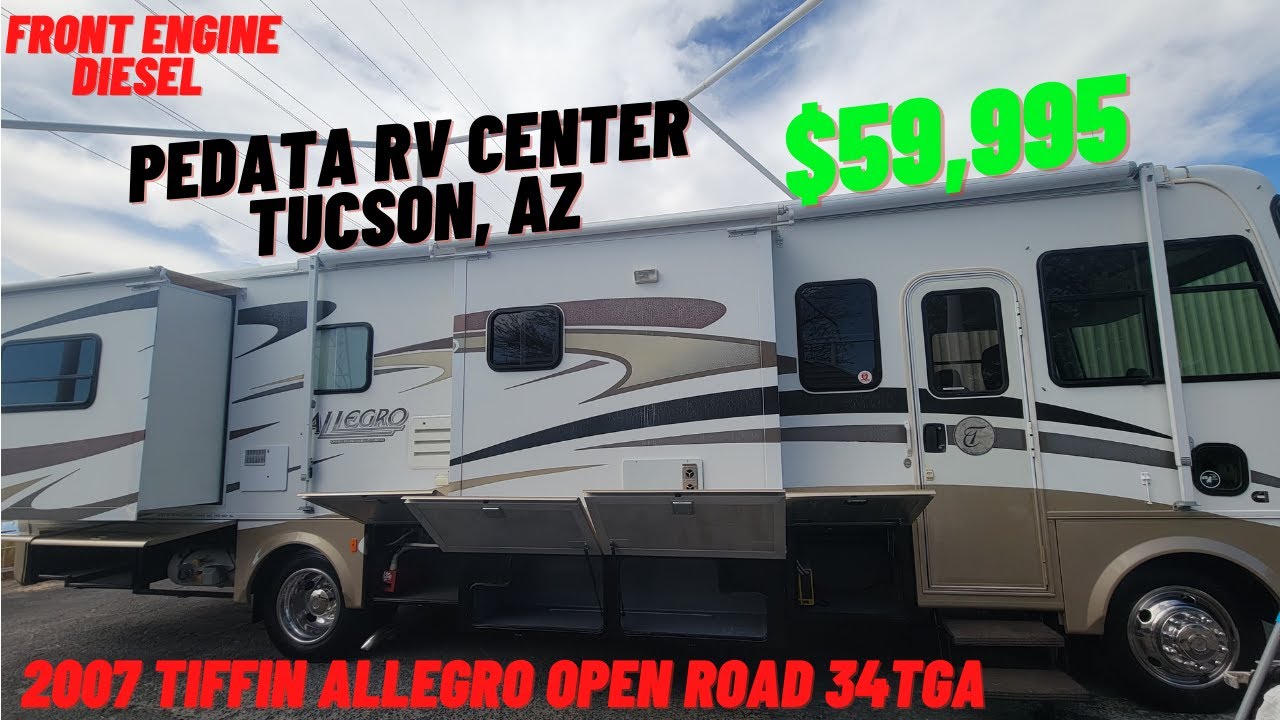 2007 Tiffin Allegro Open Road 34TGA Video Walkthrough! 35' Front Engine Diesel, 300 HP Cummins Sold!