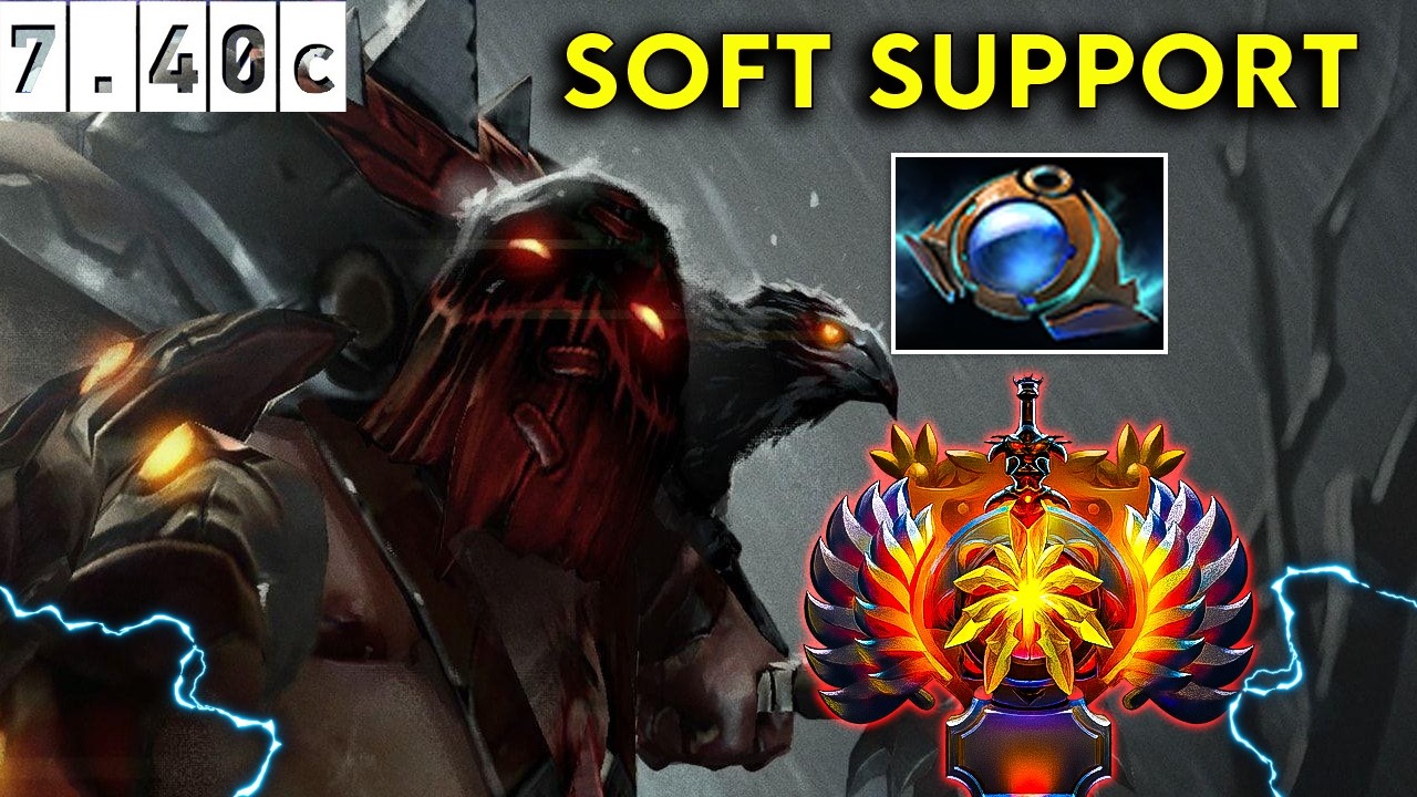 Pudge Immortal Soft Support - Dota 2 Patch 7.40c Pro Pub Gameplay