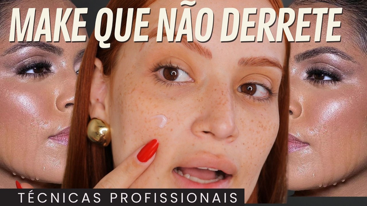 Maquiagem profissional para pele OLEOSA *PELE BLINDADA*