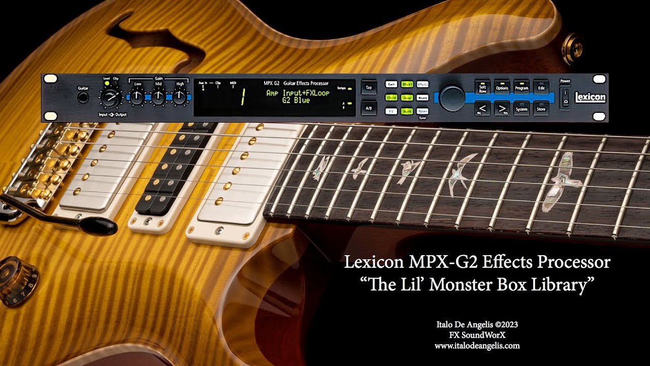 Lexicon MPX-G2 Library :  