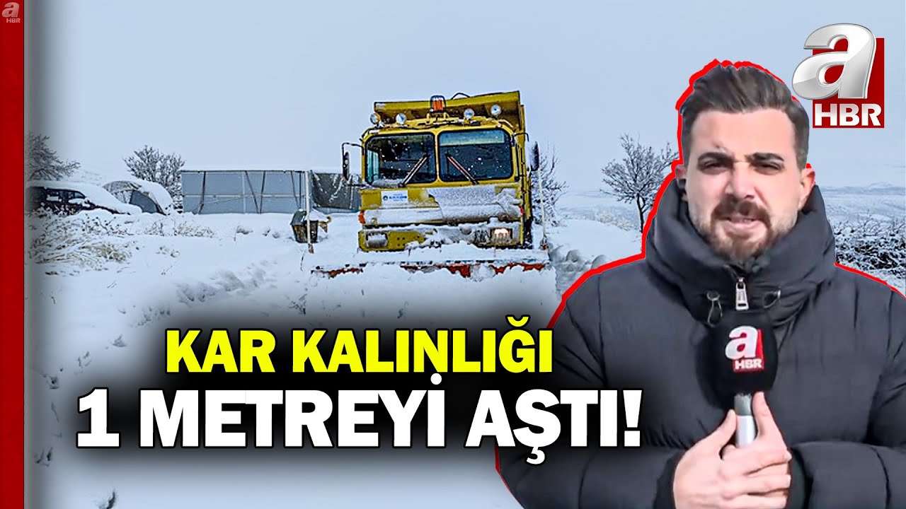 Malatya Pütürge'de kar kalınlığı 1 metreyi aştı! Dondurucu soğuk hakim | A Haber